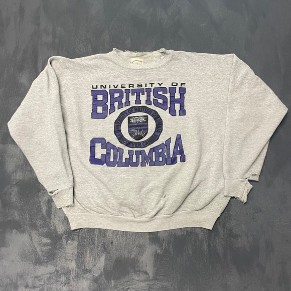 Balboa Beach Club Other - Vintage Balboa Beach Club Sweatshirt XL Gray 90s Distressed UBC